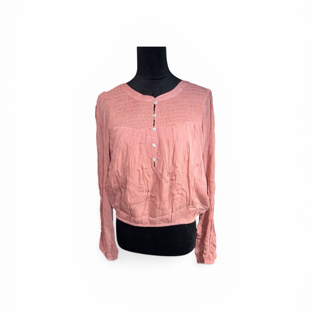NWOT Lucky Brand Blush Pink Women's Blouse